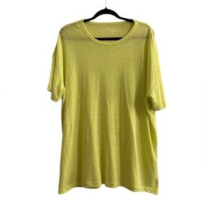 Aerie Oversized Tee, Scoop Neck, Tunic, Relaxed Fit, Sheer, Size L